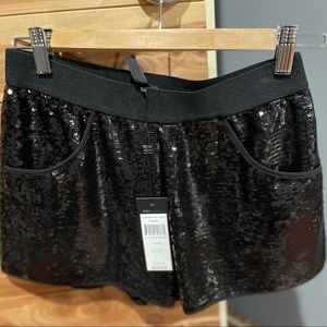 NWT BGBG MaxAzria sequin shorts XXS